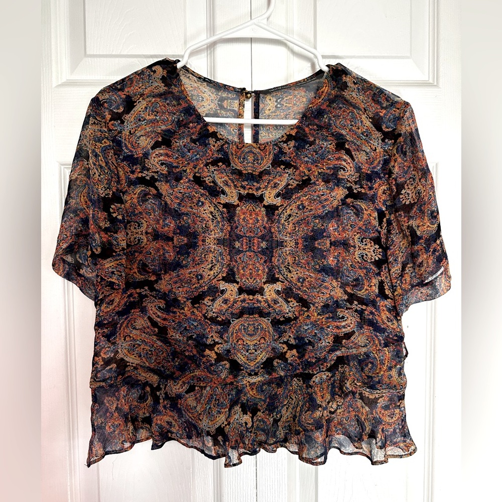 Twelfth Street by Cynthia Vincent silk top